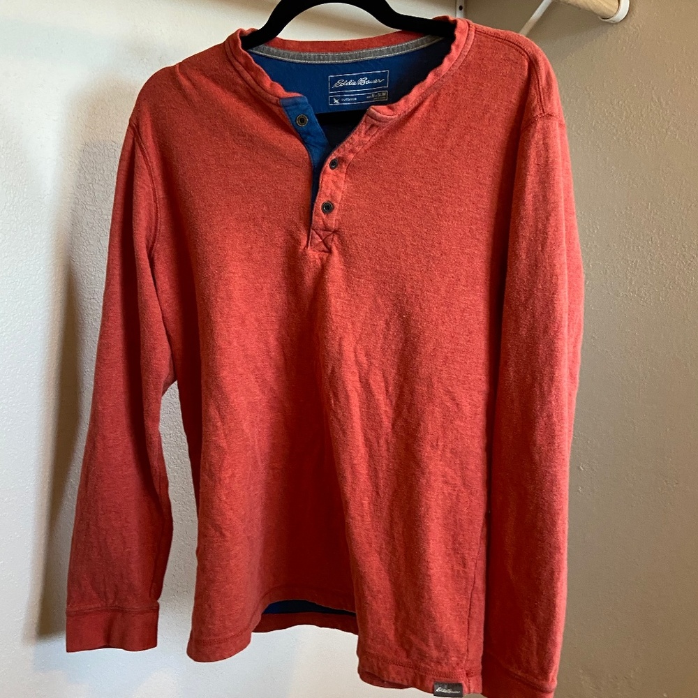 Eddie Bauer Slim Long-Sleeve Henley M